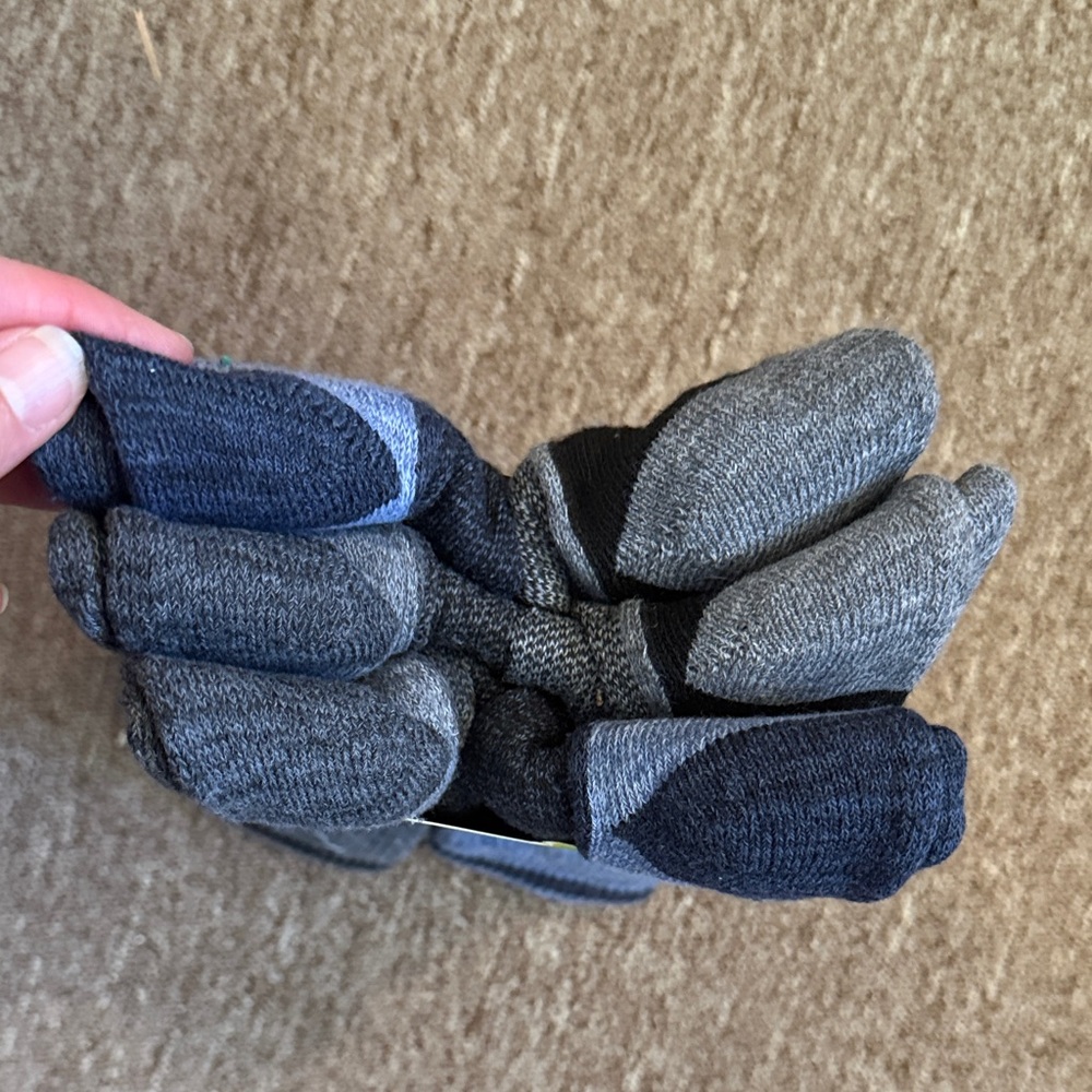 Eddie Bauer Men's Trail Socks - Black, Gray, Blue - Picture 4 of 5